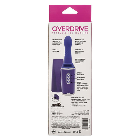 Overdrive Portable Sex Machine Travel Thruster - Sex Machines