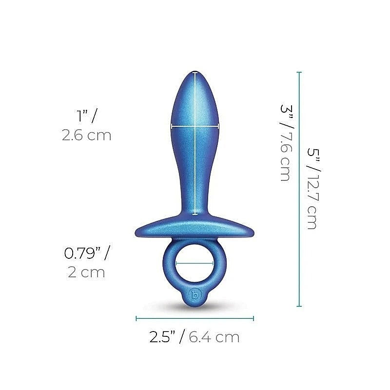 Butties Slide Silicone Anal Plug by B-Vibe - Butt Plugs
