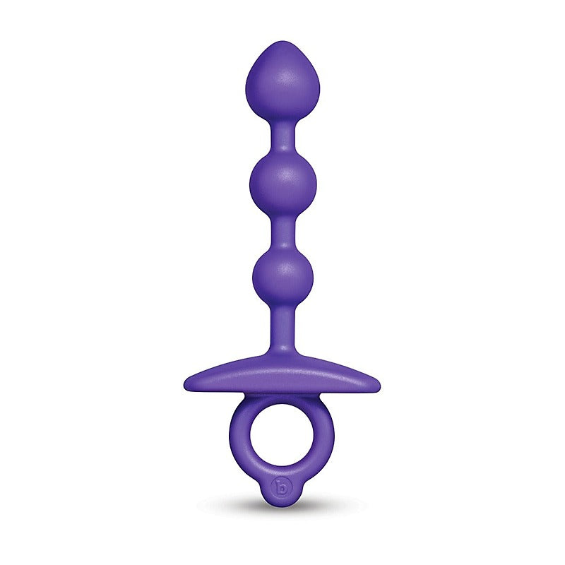 B-Vibe Butties ZIP Silicone Anal Beads - Anal Beads and Balls