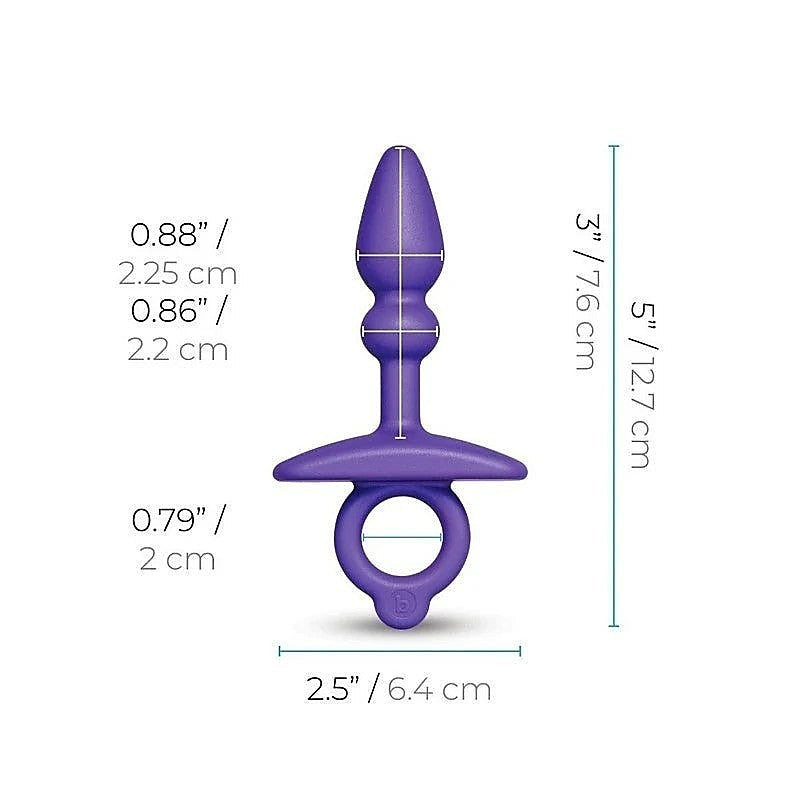 Butties Dart Silicone Anal Plug by B-Vibe - Butt Plugs