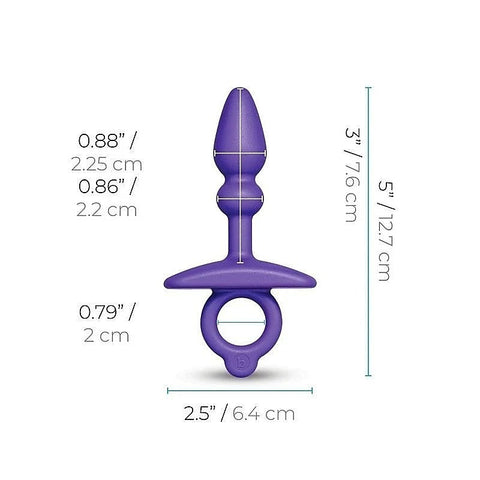 Butties Dart Silicone Anal Plug by B-Vibe - Butt Plugs