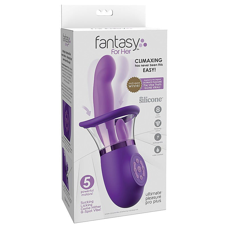 Fantasy for Her Ultimate Pleasure Pro Plus Rabbit Vibrator - Rabbit Vibrators