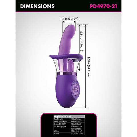 Fantasy for Her Ultimate Pleasure Pro Plus Rabbit Vibrator - Rabbit Vibrators