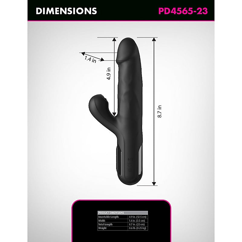 Fetish Fantasy Series Sonix Silicone Thruster Rabbit Vibe - Rabbit Vibrators
