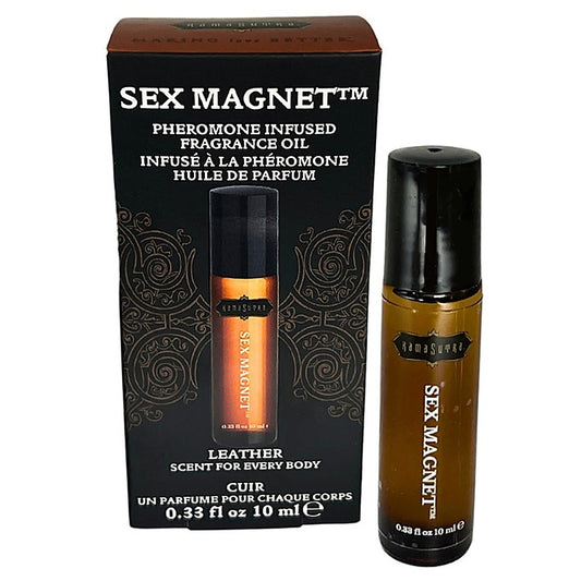 Kama Sutra LEATHER Sex Magnet Pheromone Roll-On - Sex Pheromones and Perfumes