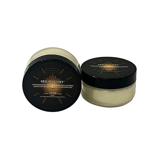 Kama Sutra LEATHER Sex Magnet Pheromone 1.7 oz Candle - Sex Pheromones and Perfumes