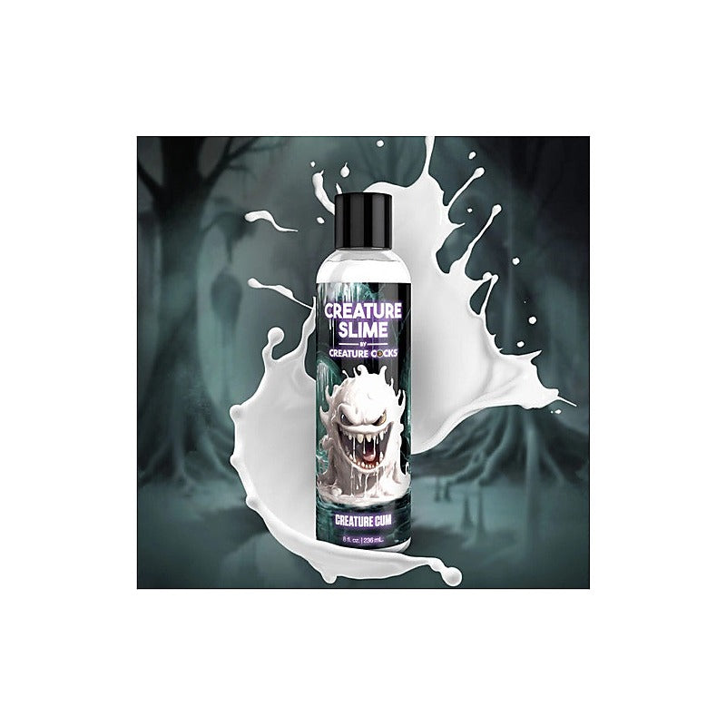 Creature Cocks Slime Cum Unscented Jizz Lubricant 8oz - Silicone Based Lubes