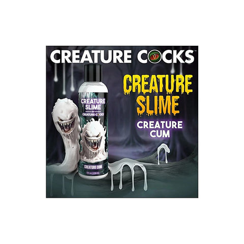 Creature Cocks Slime Cum Unscented Jizz Lubricant 8oz - Silicone Based Lubes