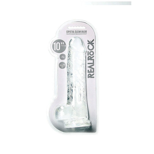 Realrock Realistic Dildo With Balls 25.4 cm by Shots Toys - Realistic Dildos