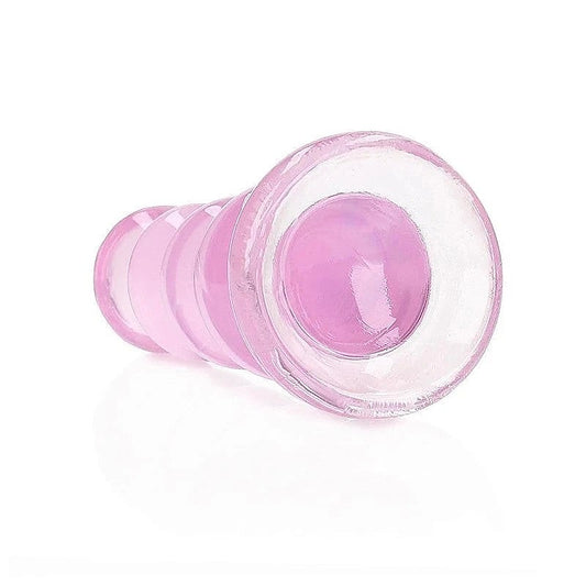 Realrock Crystal Clear 5.5 Inch Curvy Dildo/Plug - Anal Dildos