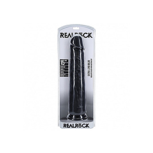 Realrock Extra Large No Balls Realistic Skin Dildo 38cm - Realistic Dildos