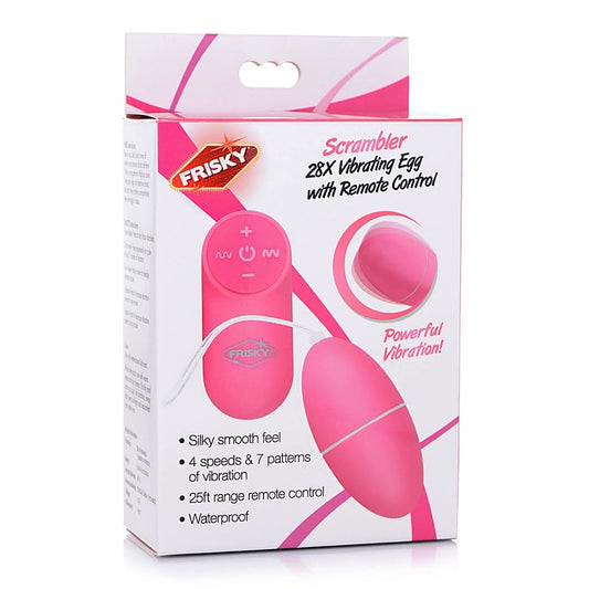 XR Brands Frisky Scrambler Vibrating Love Egg