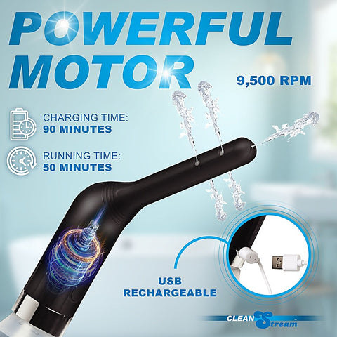 CleanStream Automatic Rechargeable Enema Set by XR Brands - Enemas and Douches