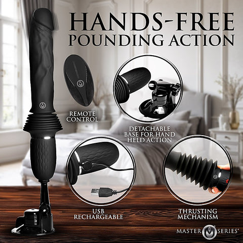 Ultimate Power Pounder Vibrating Dildo by XR Brands - Vibrating Dildos