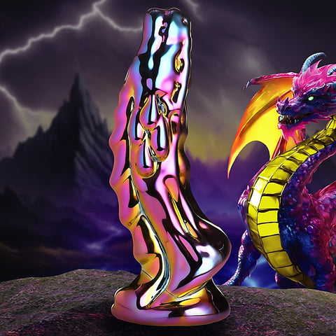 Premium Dragon Glass Fantasy Dildo by XR Brands - Realistic Dildos