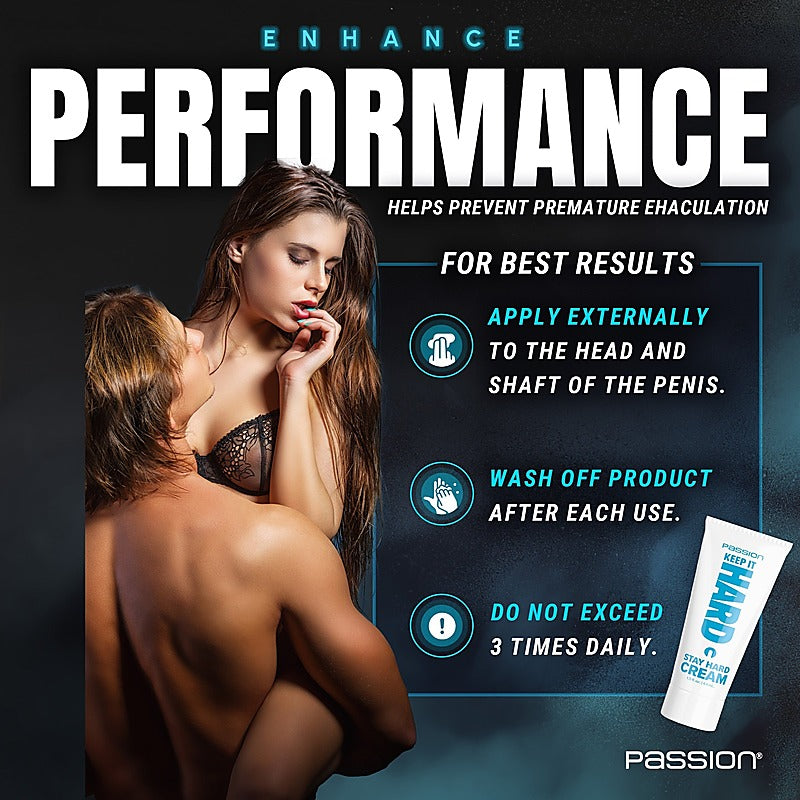 Passion Keep It Hard Cream by XR Brands - Lubricants and Lotions