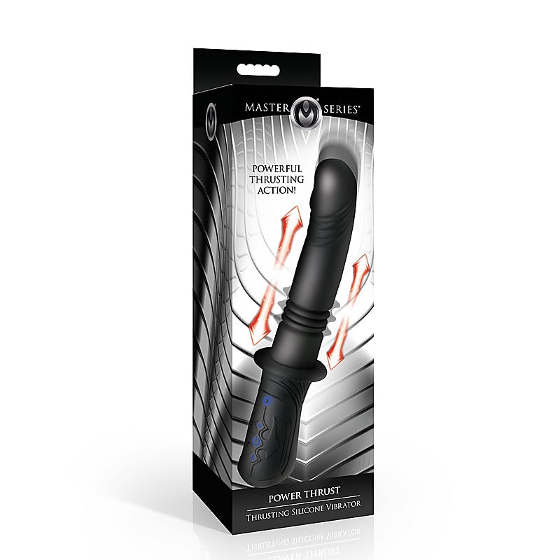 Master Series Power Thrusting Vibrator by XR Brands - Vibrating Dildos