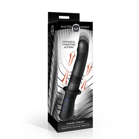 Master Series Power Thrusting Vibrator by XR Brands - Vibrating Dildos