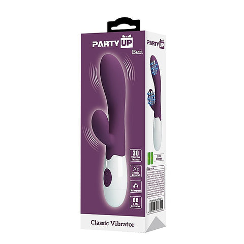 BEN Classic Multi Functions Rabbit Vibrator by Party Up - Rabbit Vibrators