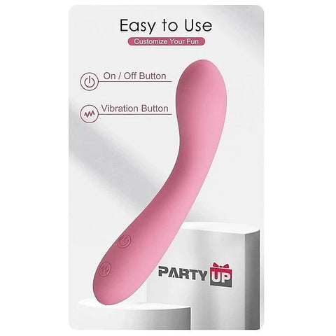 JOHN Flexible Rechargeable G-Spot Vibrator by Party Up - G-Spot Vibrators