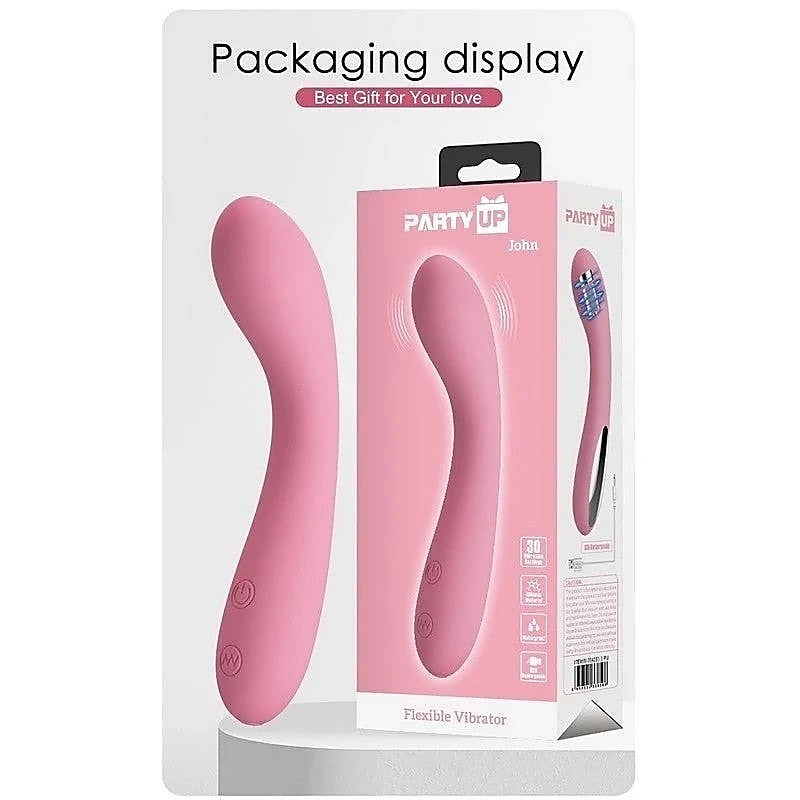 JOHN Flexible Rechargeable G-Spot Vibrator by Party Up - G-Spot Vibrators