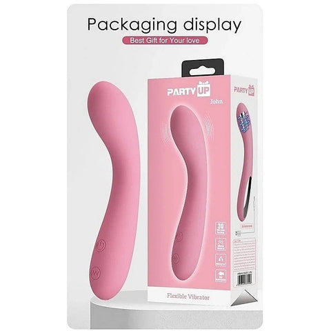 JOHN Flexible Rechargeable G-Spot Vibrator by Party Up - G-Spot Vibrators