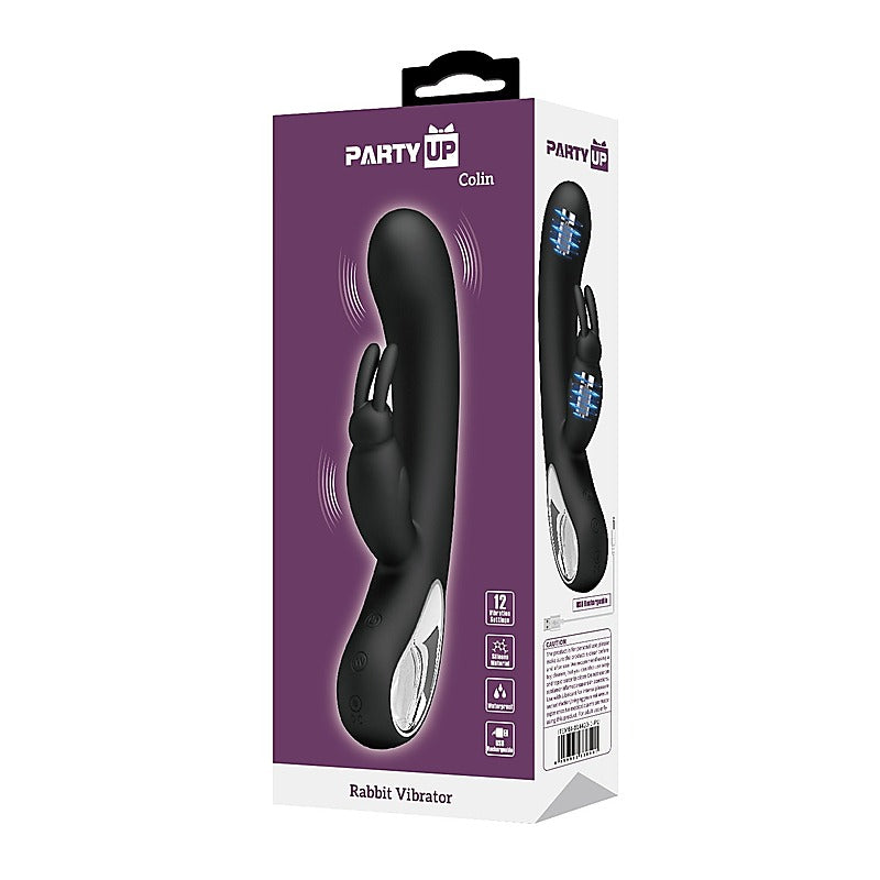 COLIN USB Rechargeable Rabbit Vibrator by Party Up - Rabbit Vibrators
