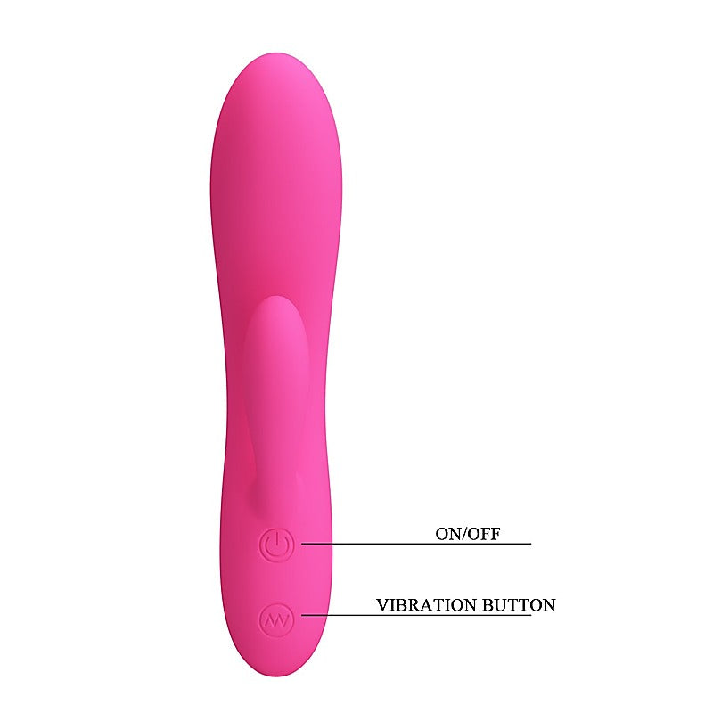 CLARE Flexible Rechargeable Rabbit Vibrator by Party Up - Rabbit Vibrators