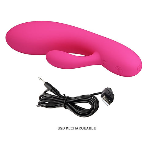 CLARE Flexible Rechargeable Rabbit Vibrator by Party Up - Rabbit Vibrators