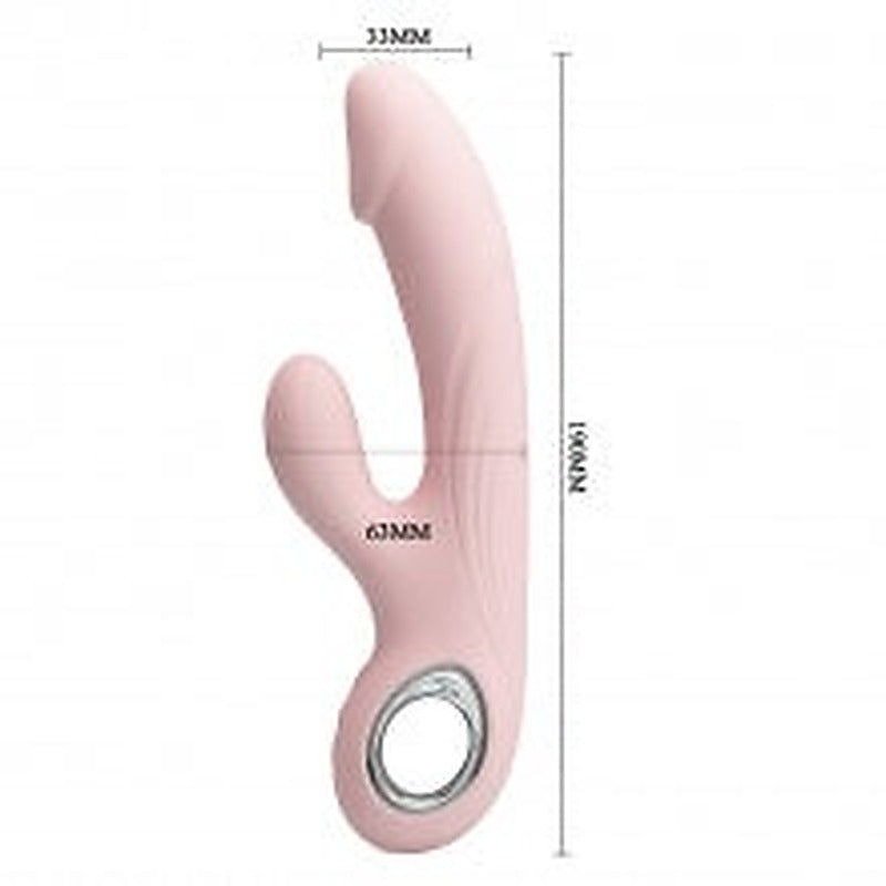 DAVE USB Rechargeable Rabbit Vibrator by Party Up - Rabbit Vibrators