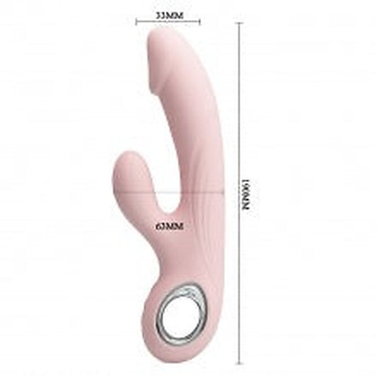 Party Up DAVE USB Rechargeable Rabbit Vibrator - Rabbit Vibrators