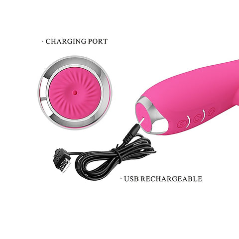 ERIC Rotating Beads Rabbit Vibrator by Party Up - Rabbit Vibrators