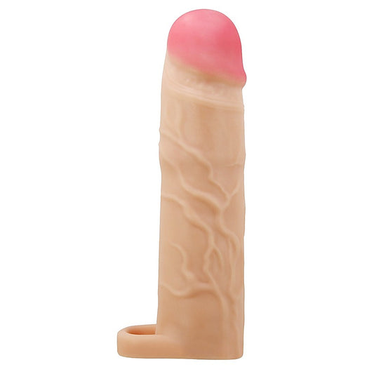 Party Up RICHARD 3 Inch Penis Sleeve with Ball Strap - Penis Sleeves and Extenders