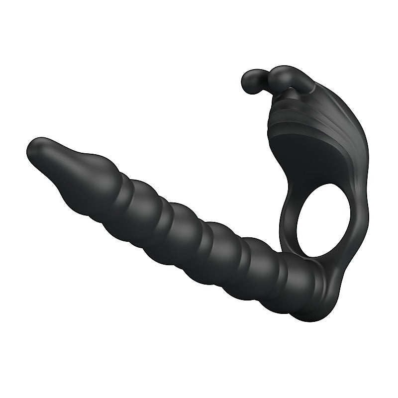 MARCUS Vibrating Cock Ring & Anal Plug by Party Up - Vibrating Cock Rings