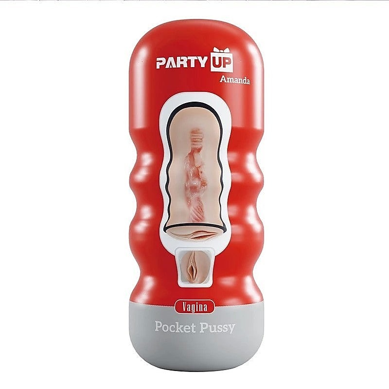 AMANDA Pocket Pussy Male Stroker by Party Up - Masturbators and Strokers