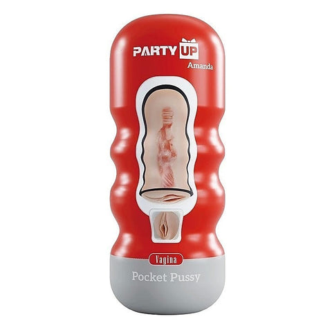 AMANDA Pocket Pussy Male Stroker by Party Up - Masturbators and Strokers