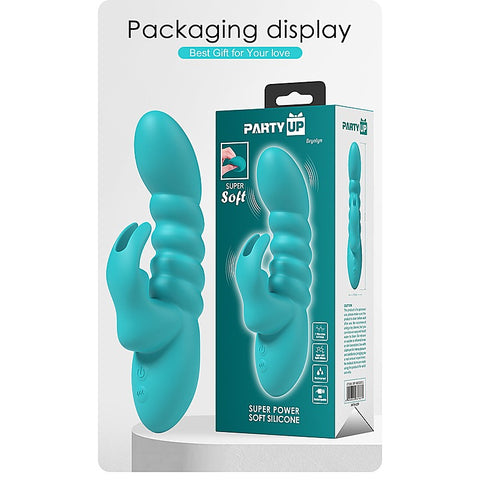 BRYNLYN USB Rechargeable Rabbit Vibrator by Party Up - Rabbit Vibrators