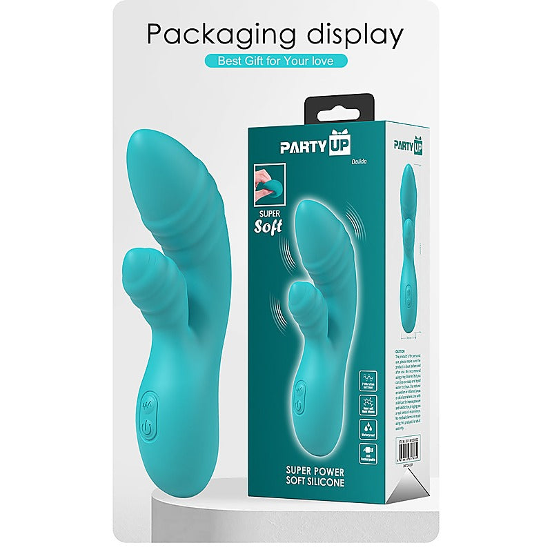 DALIDA USB Rechargeable Rabbit Vibrator by Party Up - Rabbit Vibrators