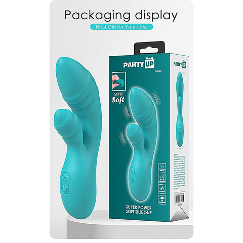 DALIDA USB Rechargeable Rabbit Vibrator by Party Up - Rabbit Vibrators