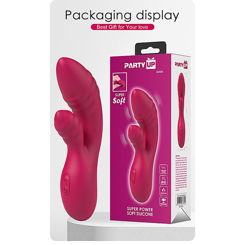 DALIDA USB Rechargeable Rabbit Vibrator by Party Up - Rabbit Vibrators