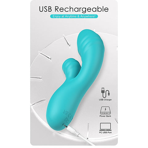 DALIDA USB Rechargeable Rabbit Vibrator by Party Up - Rabbit Vibrators