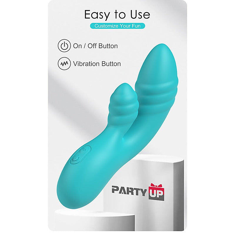 DALIDA USB Rechargeable Rabbit Vibrator by Party Up - Rabbit Vibrators