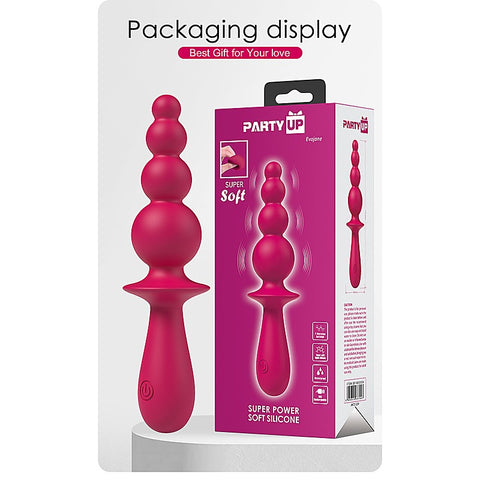 EVAJANE USB Rechargeable Beaded Vibrator by Party Up - Anal Beads and Balls