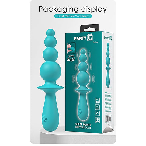 EVAJANE USB Rechargeable Beaded Vibrator by Party Up - Anal Beads and Balls
