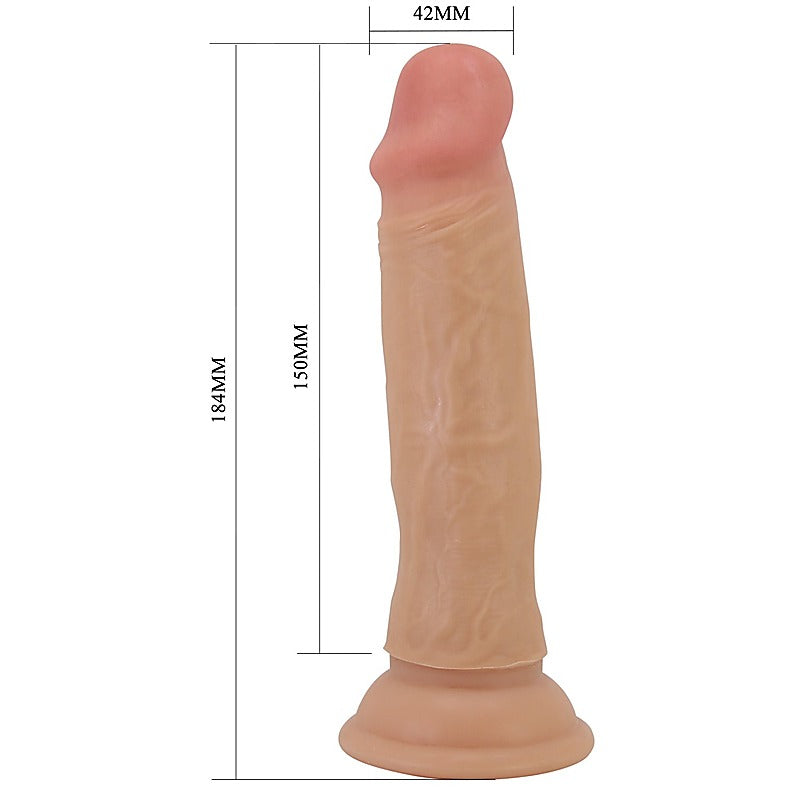 TOM Slide Skin Suction Cup Flexible Dildo by Party Up - Realistic Dildos