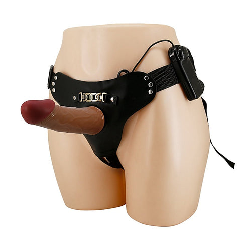 Nelson Vibrating Hollow Strap-On by Party Up - Strap On Sextoys