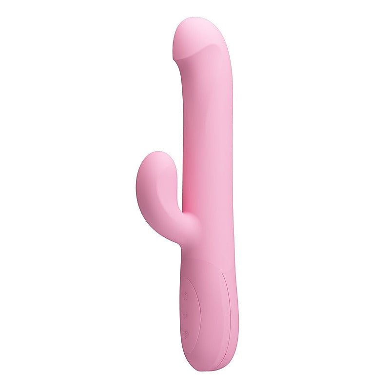 DEAN Wavy Rechargeable Rotating Rabbit Vibrator by Party Up - Rabbit Vibrators