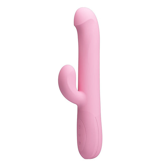 Party Up DEAN Wavy Rechargeable Rotating Rabbit Vibrator - Rabbit Vibrators