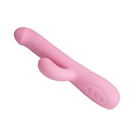 DEAN Wavy Rechargeable Rotating Rabbit Vibrator by Party Up - Rabbit Vibrators