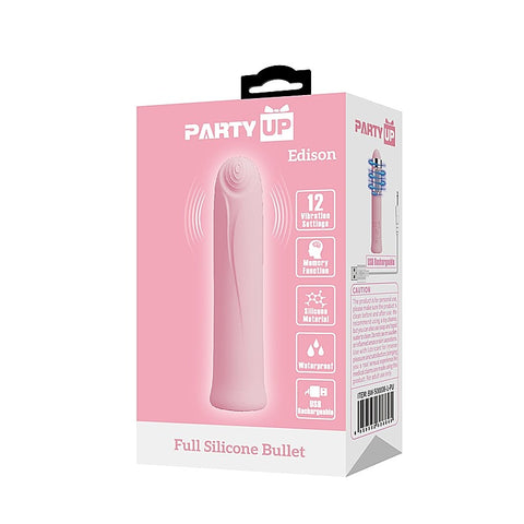 Edison Usb Rechargeable Bullet Vibrator By Party Up - Bullet Vibrators